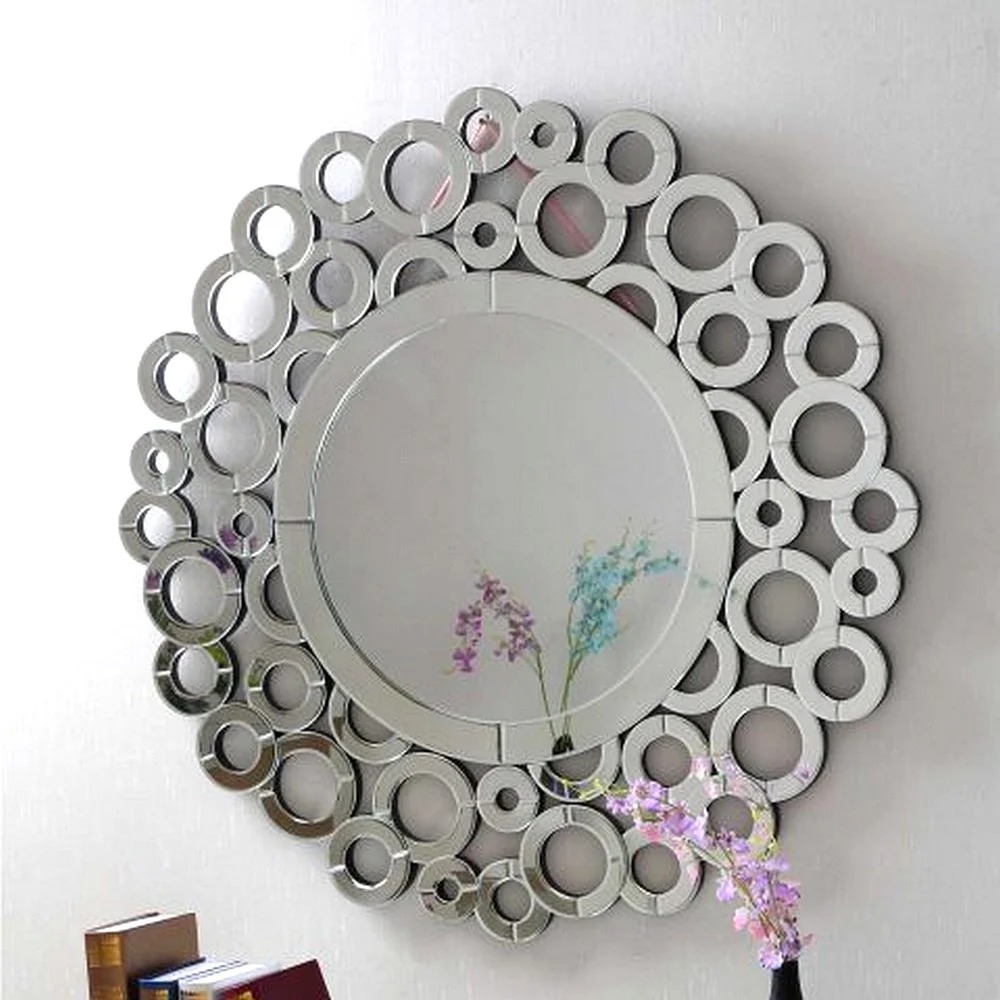 Circular Cluster Elegance Mirror